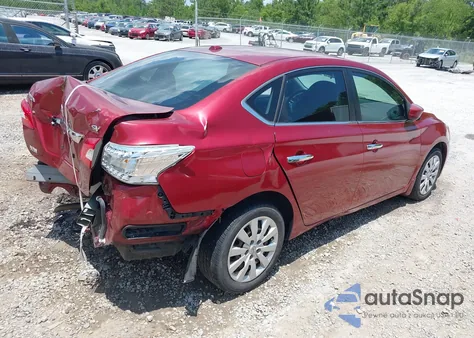 2015 Nissan Sentra Sv from USA, damaged, VIN 3N1AB7AP1FL668844